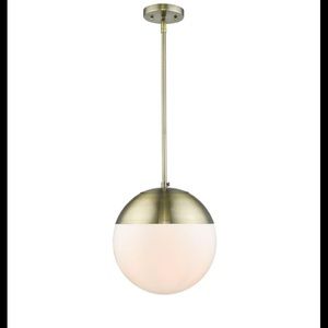 NWT Golden Lighting Dixon Single Light 11-3/4" Wide Pendant